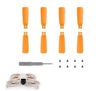 CERFFOOL 8Pcs Replacement Propellers for DJI Flip Propeller Replacement Lightweight Quick Release with Screw and Screwdriver for Drone Accessories (Orange)