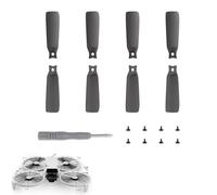 CERFFOOL 8pcs Replacement Propellers for DJI Flip Replacement Propeller Lightweight Quick Release with Screw and Screwdriver for Drone Accessories (Black)