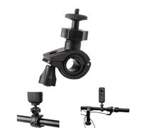 CERFFOOL Bicycle Clip 360° Rotatable for Insta360 Go 3 S 3 Insta360 X4 3 One Inch Panorama Mount for GoPro 13 12 11 Handlebar Clip Adjustable Clamp Action Camera Accessories Bicycle Mount