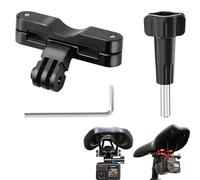 CERFFOOL Bicycle Seat Saddle Mount for DJI Osmo Action 5 Pro/4 for GoPro Hero 13/12 Black for Insta360 X5/X4 Bicycle Seat Mount Clamp for Action Cameras Accessories (Black)