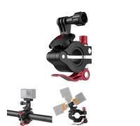 CERFFOOL Bike Handlebar Mount Clip for GoPro Hero13/12 BLACK DJI Osmo Action 5 Pro/4/Pocket 3/ Insta360 GO 3S/GO 3 360° Rotatable Bracket Holder for 22-26mm Pole Bike Mtb for Action Camera Accessories