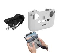 CERFFOOL Controller Silicone Protective Case for DJI RC-N3 N2 N1 Remote Control for DJI NEO Mini4 Pro with Lanyard Scratch-Resistant Shockproof Dustproof for Drone Accessories (Grey)