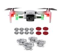 CERFFOOL Drone Strobe Light for DJI NEO 2 1/Mini 5 Pro 4 Pro 3 Pro/Mavic 4 Pro 3 Pro 3/Air 3S 3/Classic FPV/Avata 2 4Pcs Drone Night Flight Warning Light for Drone Universal Accessories