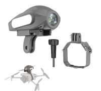 CERFFOOL Extension Bracket Kit for DJI Mini 5 Pro with Searchlights Lamp Mounting Bracket for Insta360GB Ultra/GO 3S/GO 3 DJI OSMO Nano Adapter Strobe Drone Lamp (Combo)