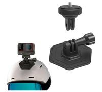 CERFFOOL Flexible Adhesive Helmet Mount for DJI Osmo 360/Nano/Action 6 5 Pro/Pocket 3 GoPro 13 12 Insta360 GO Ultra/X4 Air/X5/GO 3S/Ace Pro 2 for Flat Curved Surfaces Sticky Base for Action Camera