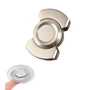 CERFFOOL Hand Spinner EDC Toy Fidget Slider Toys Finger Gyro Magnetic Metal Anti-Anxiety Toys Fidget Spinner for Adults Children Anti-Stress Sensory Toy Finger Games to Relieve (Silver)