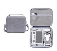 CERFFOOL Hard Carrying Case for DJI Mini 4 Pro Fly More Combo Portable PU Waterproof Bag for DJI RC 2/RC-N2 Large Capacity Shoulder Bag for Drone Accessories