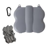 CERFFOOL Hard Carrying Case for DJI Neo 2 and 2 Batteries Storage Bag Anti-Fall Anti-Scratch Portable Plastic Protective Case with Mountaineering Loop Accessory for Drone, grey, Drone Storage Bag