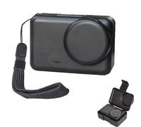 CERFFOOL Hard Carrying Case for DJI Osmo Action 6/5 Pro/4/3 Plastic Protective Cover Anti-Fall Anti-Scratch Waterproof Storage Bag with Wrist Strap Accessory for Action Camera