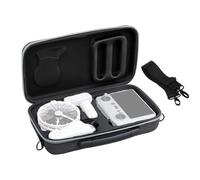 CERFFOOL Hard Storage Bag for DJI Flip Fly More Combo Carrying Case for DJI RC 2 / RC-N3 Portable Protective Case with Shoulder Strap for Drones Accessories, Black, Drone Storage Bag