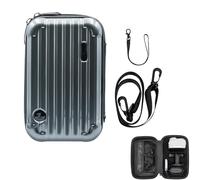 CERFFOOL Hard Storage Bag for Insta360 GO 3S/GO 3 Waterproof Carrying Case for Insta360 X5/GoPro/DJI Action Anti-Scratch Anti-Collision Protective Cover for Action Camera, grey