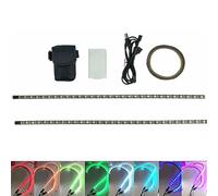 CERFFOOL LED Strip Light for Xiaomi M365 Pro/Pro 2/1S Decorative Light Dazzling Multicolor Waterproof Foldable Control Light for Segway Ninebot Max G30 E22 E25 ES1