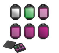 CERFFOOL Lens Filters for DJI Flip Optical Glass Filter Lens Multi-Layer Lens Protective Cover with Storage Case for Drone Accessories (MCUV+CPL+ND8+ND16+ND32+ND64)