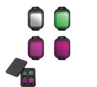 CERFFOOL Lens Filters for DJI Flip Optical Glass Filter Lens Multi-Layer Lens Protective Cover with Storage Case for Drone Accessories (MCUV+CPL+ND32+ND64)