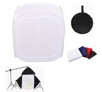 CERFFOOL Light Box Photography 32"/80cm Photo Studio Shooting Booth Light Cube Diffusion Soft Box with 4 Backdrop Foldable Photo Tent for Product Photography