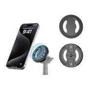 CERFFOOL Magnetic Phone Tripod Mount Adapter for MagSafe iPhone 17 16 15 14 13 12 Plus Pro Max Series with 1/4" Thread Cold Shoe Interface for Telephone Accessories