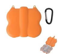 CERFFOOL Mini Hard Carrying Case for DJI Neo 2 Storage Bag Anti-Fall Anti-Scratch Portable Plastic Protective Cover with Mountaineering Loop Accessory for Drone, Orange, Drone Storage Bag