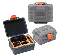 CERFFOOL Mini Waterproof Hard Case for DJI Osmo Action 5 Pro/4/3 Carrying Bag Portable Storage Bag Travel Protection Bag for Action Cameras Accessories, grey