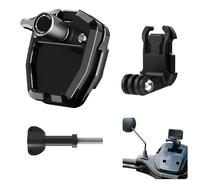 CERFFOOL Motorcycle Windscreen Mount for GoPro Hero 13 12 11 10 for Insta360 X5 X4 for DJI Osmo Action 5 4 3 Pocket 3 for SJCAM Aluminium Alloy Connector Mobile Phone Action Camera Accessories