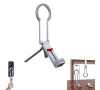 CERFFOOL Multifunctional Magnetic Tripod for Magsafe iPhone Samsung Huawei Foldable Desk Stand Aluminum 1/4" Screw Hole 360° Rotation Phone Holder with Magnetic Rings