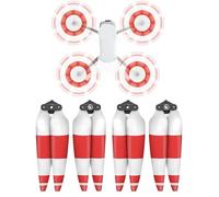 CERFFOOL Propellers for DJI Air 3/3S Low Noise 8747F Wing Blade Quick-Release Replacement Prop Propellers for Drone Accessories (2 Pairs*White + Red)