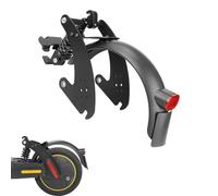 CERFFOOL Rear Suspension Shock Absorber Kit for Segway Ninebot Max G30 Rear Fender + Tail Light for Electric Scooter Replacement Accessory (Black)