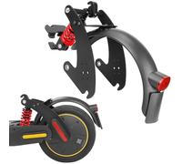 CERFFOOL Rear Suspension Shock Absorber Kit For Segway Ninebot Max G30 Rear Fender + Tail Light For Electric Scooter Replacement Accessory (Red)
