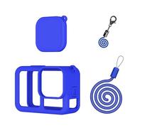 CERFFOOL Silicone Sleeve Protective Case for GoPro Hero 13 BLACK with Lens Caps & Neck strap &Lens Cap Anti-Loss Rope for Action Camera Accessories Kit (Blue)