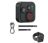 CERFFOOL Smart Wireless Bluetooth Remote Control for GoPro Hero 13/12 for LNSTA360 X5/GO 3S/Ace Pro 2 for iOS and Android Phones Waterproof Camera Shutter Control with Wrist Strap and Charging Cable