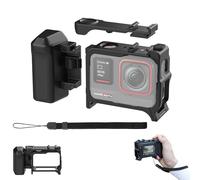 CERFFOOL Xplorer Grip Pack for Insta360 Ace Pro 2/1 with Cold Shoe Interface Lightweight Cage Frame Quick Release Shooting Removable Handle with Lanyard Accessories for Action Cameras