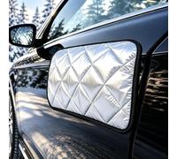 CERFVNB Car Door Handle Cover for Renault Clio VI (AB 2026) | 4 Pcs Winter Anti-Freeze Protector Waterproof Silver Quilted