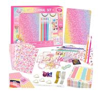CERICAI DIY Journal Kit for Girls, Gifts for 8-12 Year Olds Girls, Pink Diaries, Journals & Notebooks Stationery Set for Tweens Kids, Arts and Crafts Kits Girls Birthday Presents DIY Journal Set
