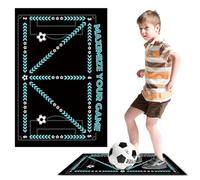 CERICAI Football Training Mat 90cmx60cm, Soccer Trainning Mat for All Levels, Non-Slip Kids/Adult Football Training Skills Mat Indoor, for All Ages to Improve Speed, Strength, and Coordination