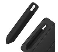 Cerioll Removable Self-Adhesive iPencil, Pencil Holder Compatible with Apple Pencil 2nd Generation and 1st Gen, Elastic Pencil Sleeve Accessories Design for iPad Pen and Stylus Pens (Black)