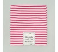 Cerise Pink | 100% Cotton Poplin Fabric 1 Fat Quarter 2mm Candy Stripes 46cm x 53cm (18" x 21") Patchwork Quilting Material Dressmaking Quick Cuts