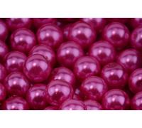 Cerise Pink Glass Pearl Beads Round 4mm - Approx 200pcs