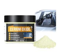 Cerium Oxide, Fine Grade Glass Polishing Solution Powder, Cerium Oxide Glass Polish, Windscreen Scratch Remover for Polishing Repairing Blemishes, Wear, Minor Scratches-100ML