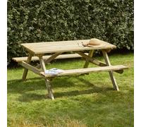 Cerland Alma 6 Seater Wooden Picnic Table 5Ft - Pressure Treated