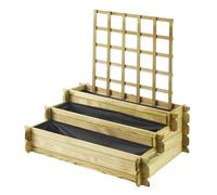 Cerland Angelic 3 Tiered Raised Bed With Trellis