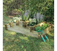 Cerland Angelic Podium Raised Bed 3-Tier 1.2m x 0.8m 178L Vegetable Growing Bed