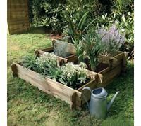 Cerland Angelic Tiered Raised Bed With Lining