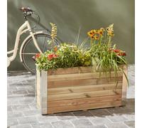 Cerland Bambou Outdoor Rectangular Wooden Planter 100Cm