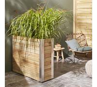 Cerland Bambou Outdoor Tall Rectangular Wooden Planter 100Cm