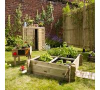 Cerland Basil Vegetable Raised Bed - W100Cm X H27Cm X D100Cm - Traditional - Pressure Treated