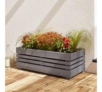 Cerland Geteborg Outdoor Rectangular Wooden Planter 91Cm
