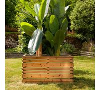 Cerland Lign Z Outdoor Rectangular Wooden Planter 100cm