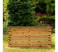 Cerland Lign Z Rectangular Slatted Planter 100cm x 50cm 202L Garden Planter