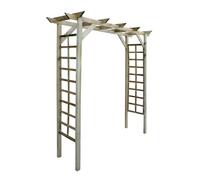 Cerland Luna Flat Wooden Garden Arch - 2.1M - Pressure Treated