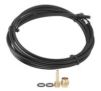 Cerlingwee 2m Bicycle Brake Hose DIY Bicycle Hydraulic Hose Black High Pressure Hose For Retrofitting Rubber Brake Hose Disc Brake Hose. For MAGURA MT4/MT4E/MT5, CERLINGWEEAKOB7F5GUD