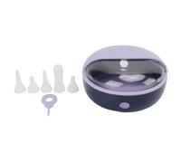 Cerlingwee Puppy Food Bowl Multi-Mouth Pet Milk Bowl Puppy Bionic Nurser Feeding Station Suitable for Kittens, Puppies, Rabbits and Lambs (Purple)